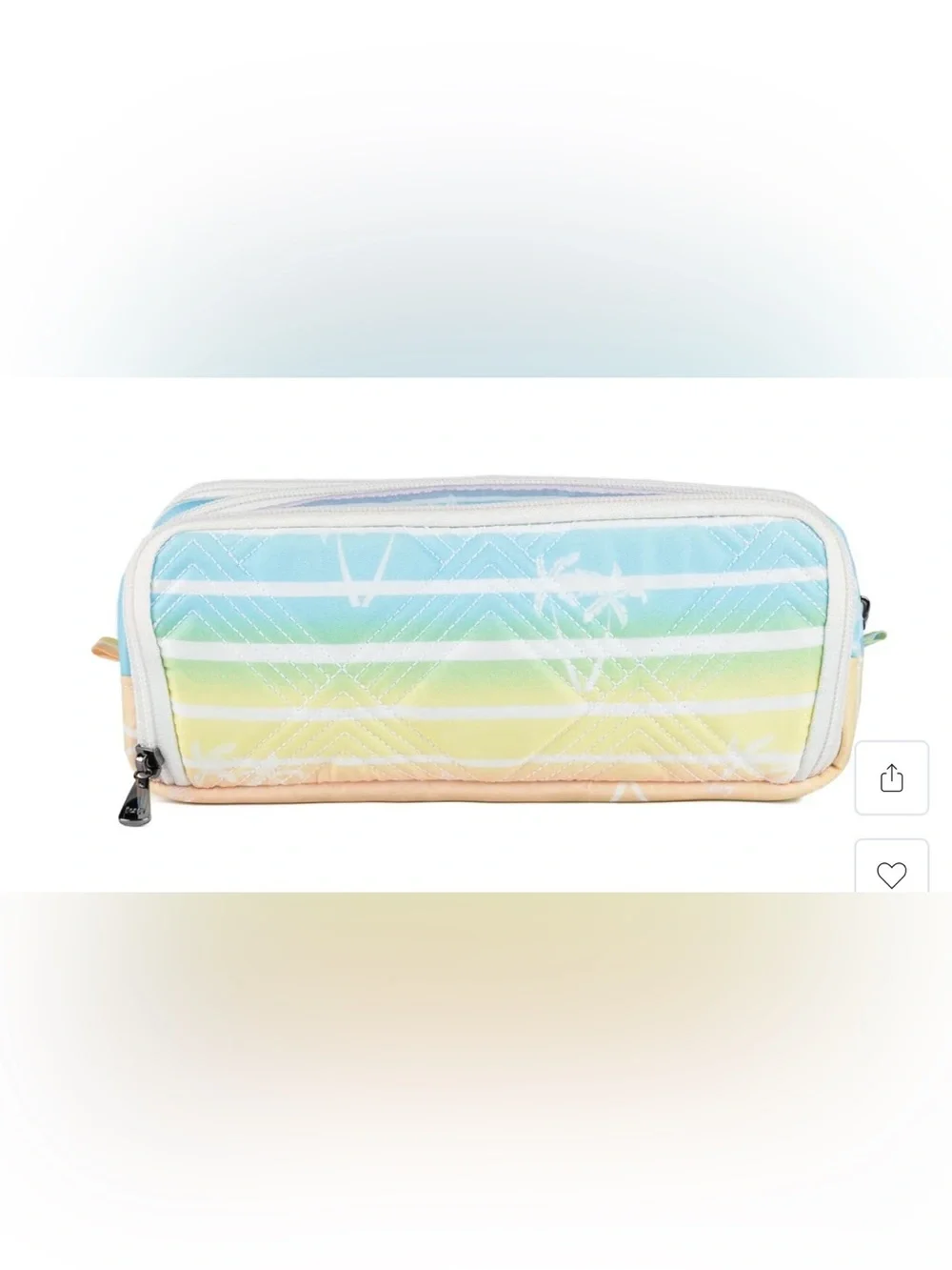lug Seaplane Cosmetic Pouch in Gradiant Palms